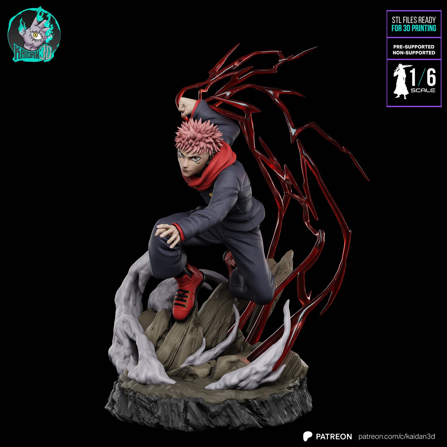 Yuji Itadori | Jujutsu Kaisen | Handcrafted Figure