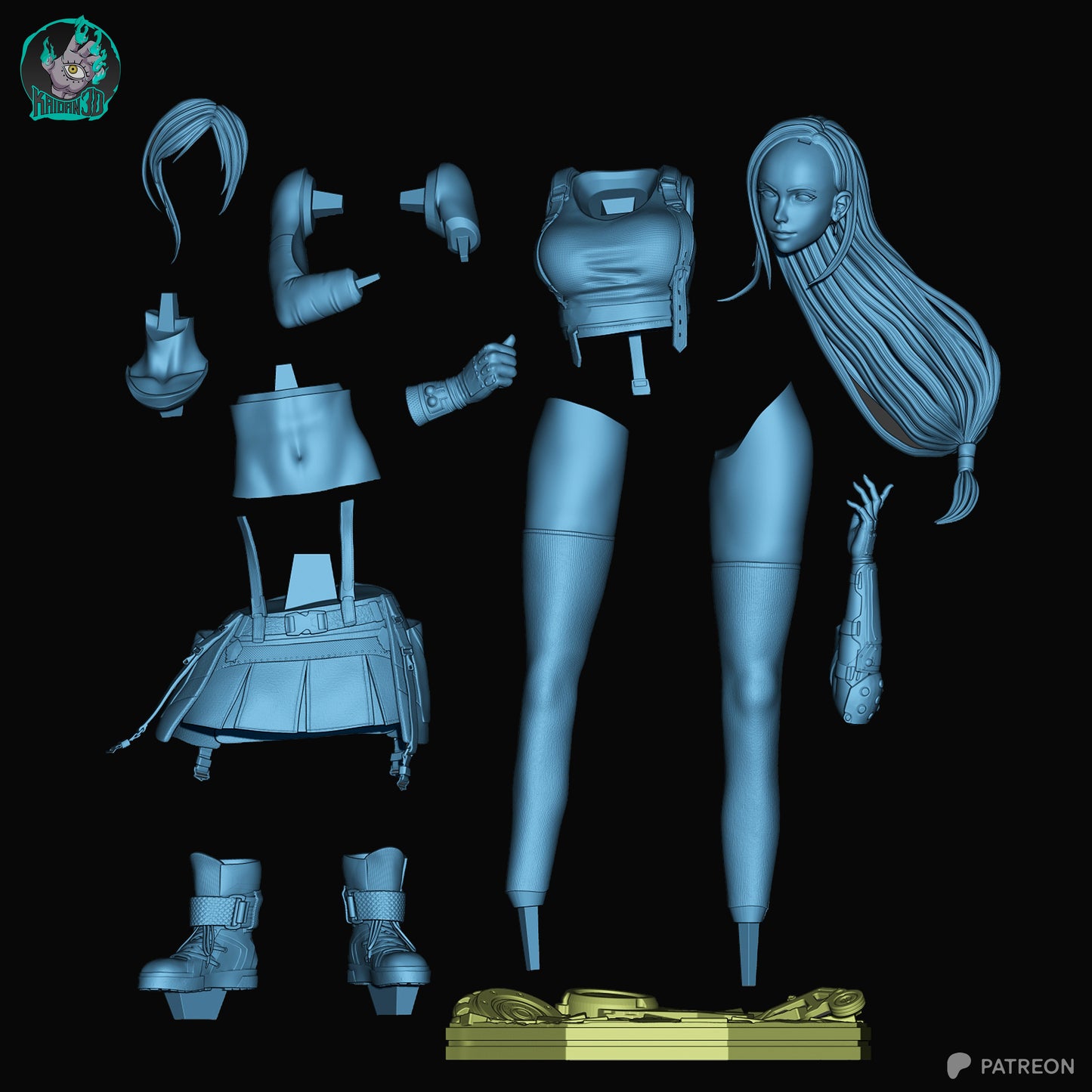 Tifa Lockhart | Final Fantasy VII | Handcrafted Figure