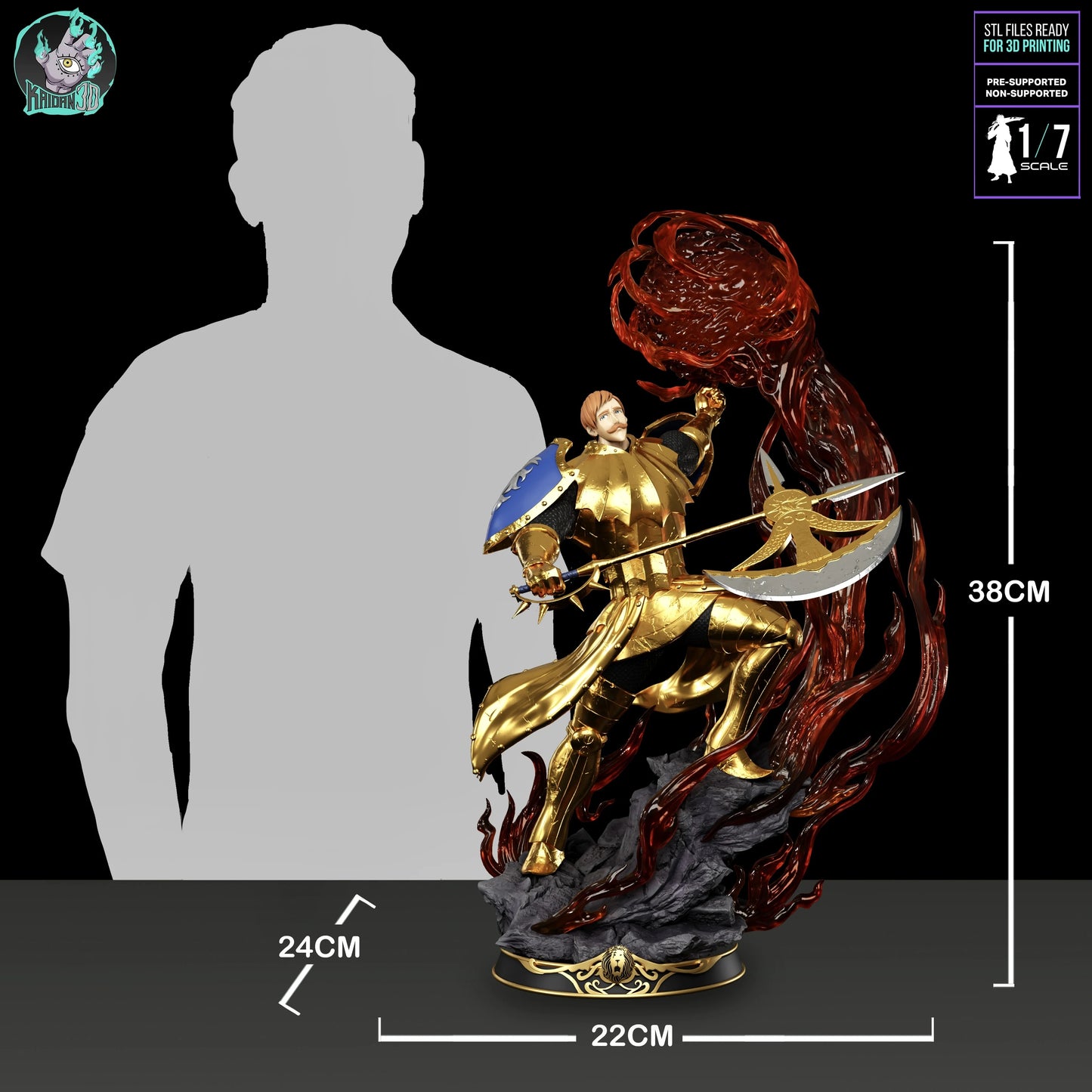 Escanor | The Seven Deadly Sins | Handcrafted Figure