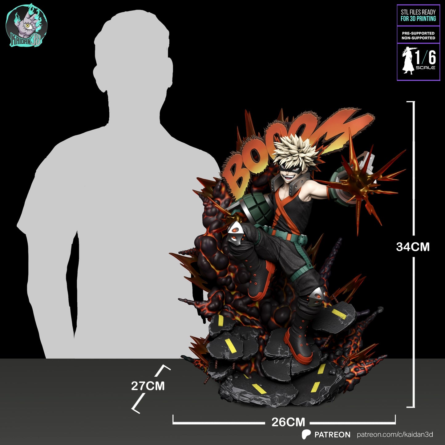 Bakugo | My Hero Academia | Handcrafted Figure
