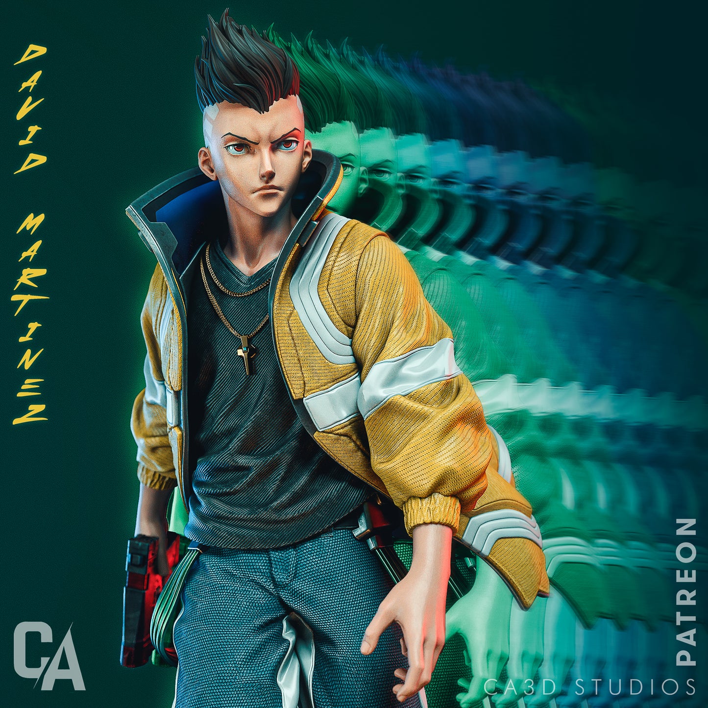David Martinez | Cyberpunk: Edgerunners | Handcrafted Figure