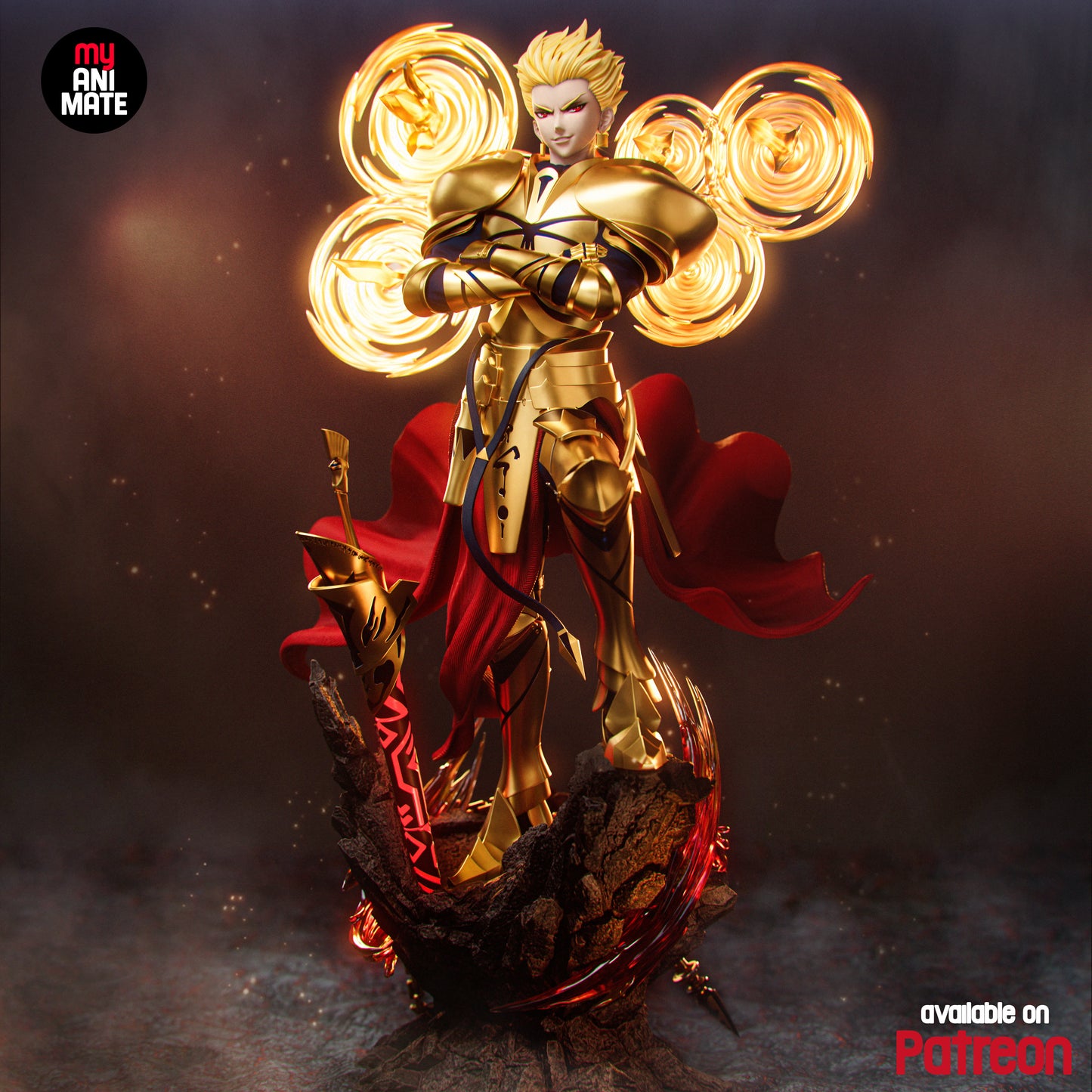 Gilgamesh | Fate Series | Handcrafted Figure