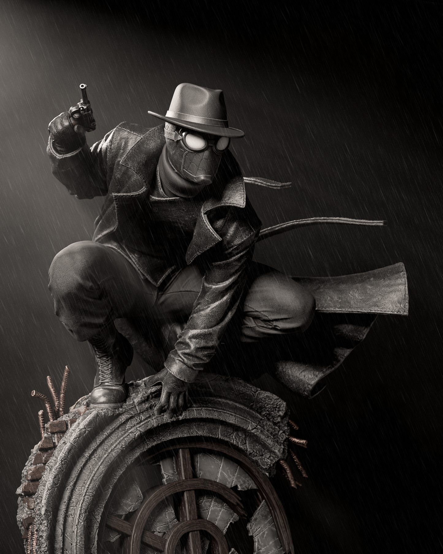 Spider Noir | Handcrafted Figure