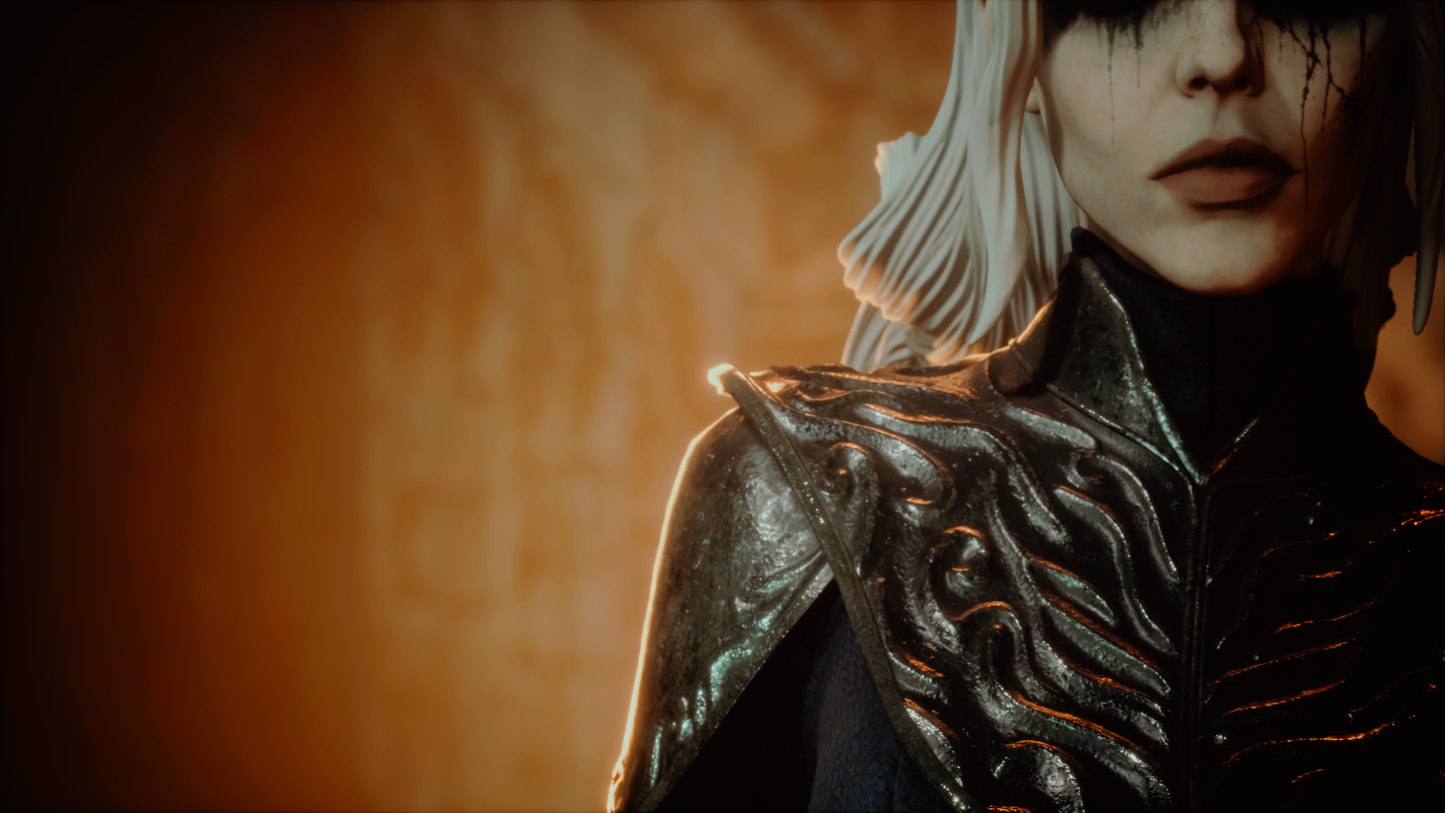 Dark Fire Keeper | Handcrafted Figure