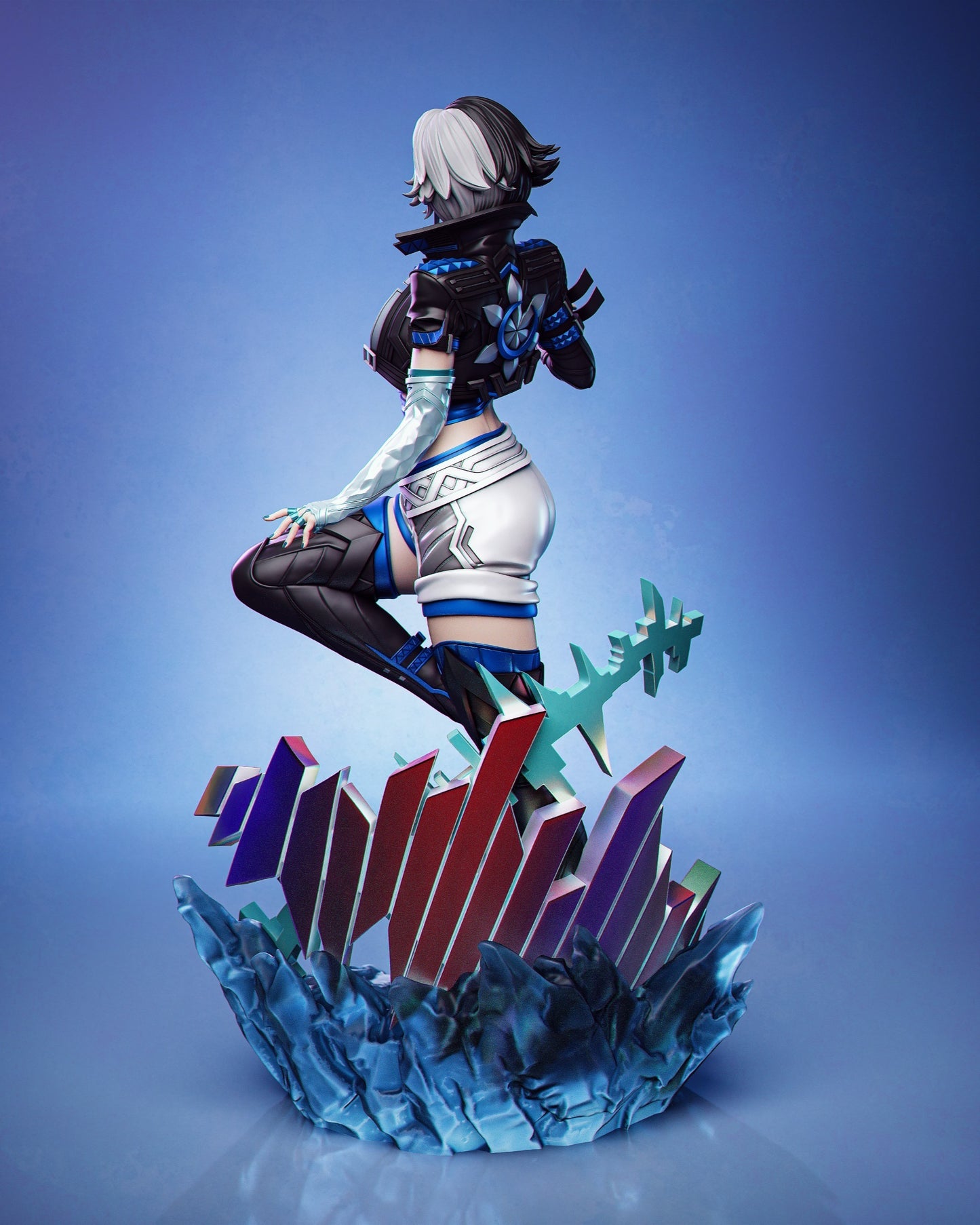 Snow Pop Queen | Handcrafted Figure