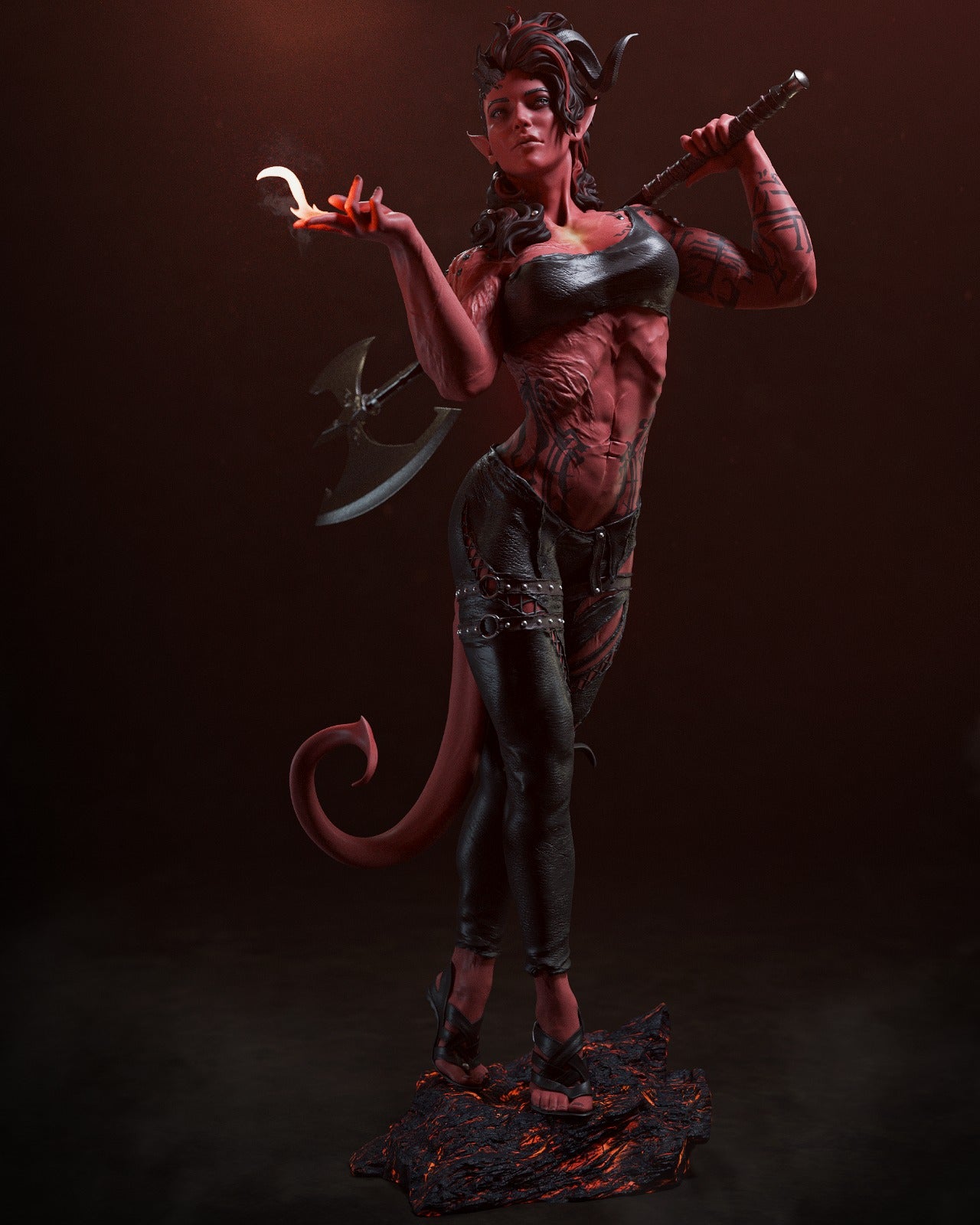 Karlach | Baldur’s Gate 3 | Handcrafted Figure
