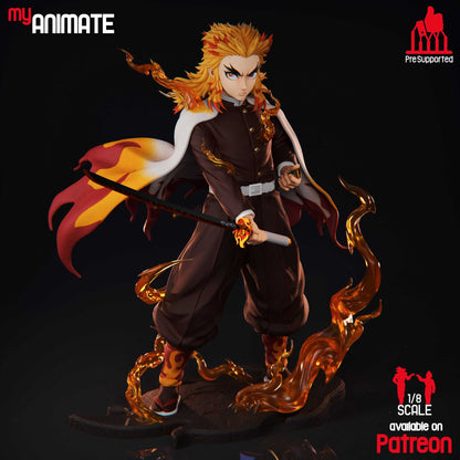 Kyojuro Rengoku | Demon Slayer | Handcrafted Figure