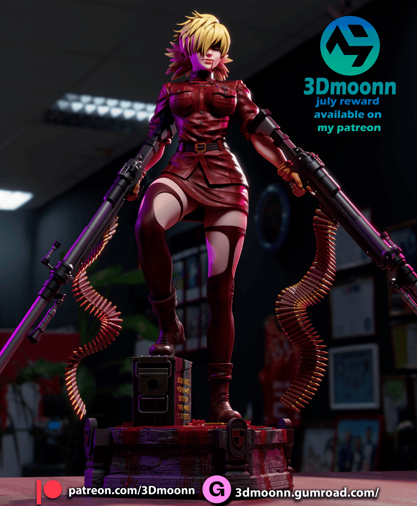 Seras Victoria | Hellsing | Handcrafted Figure