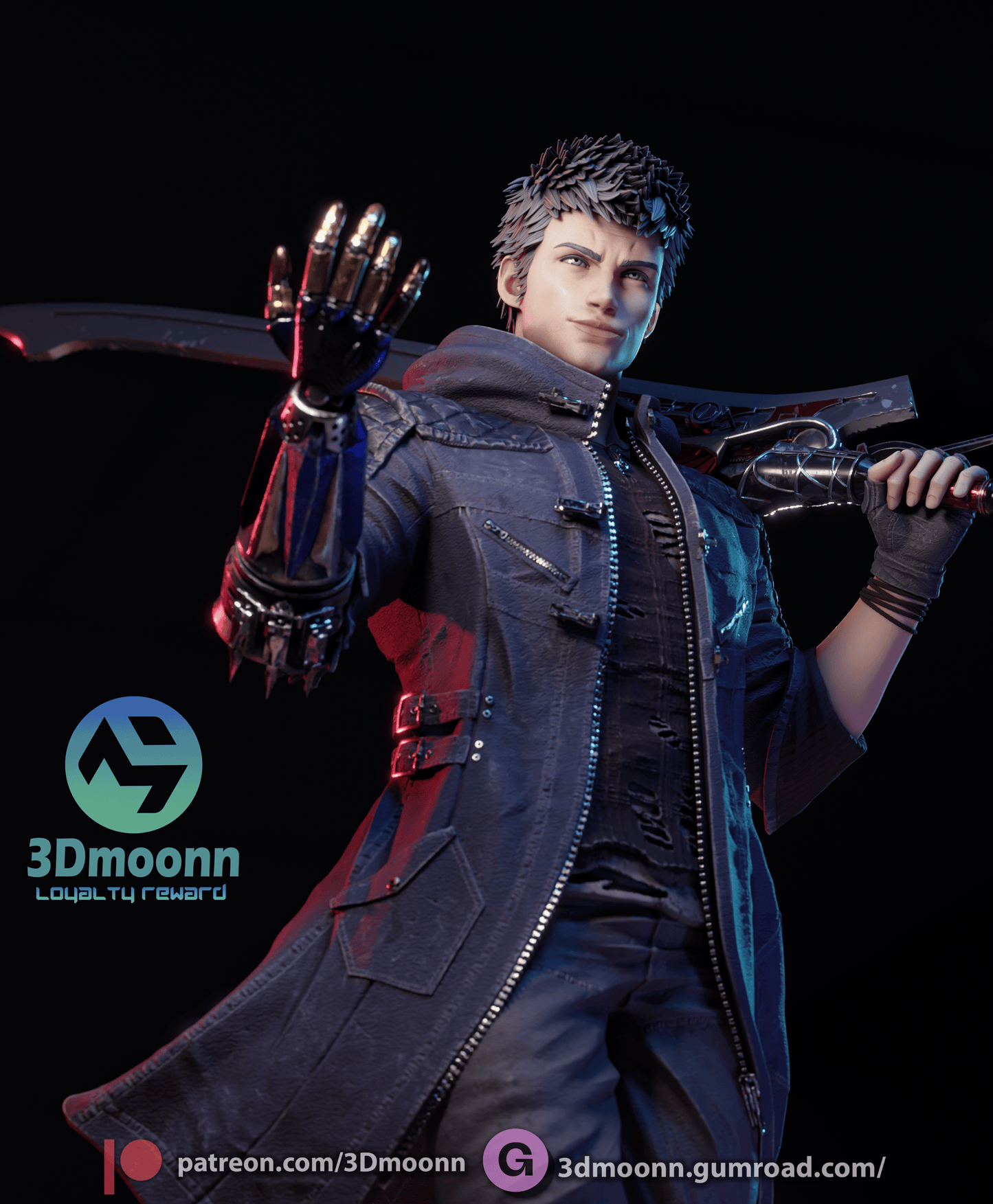 Nero | Devil May Cry 5 | Handcrafted Figure