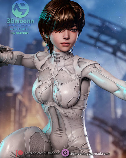 Silver Blade Maiden | Handcrafted Figure
