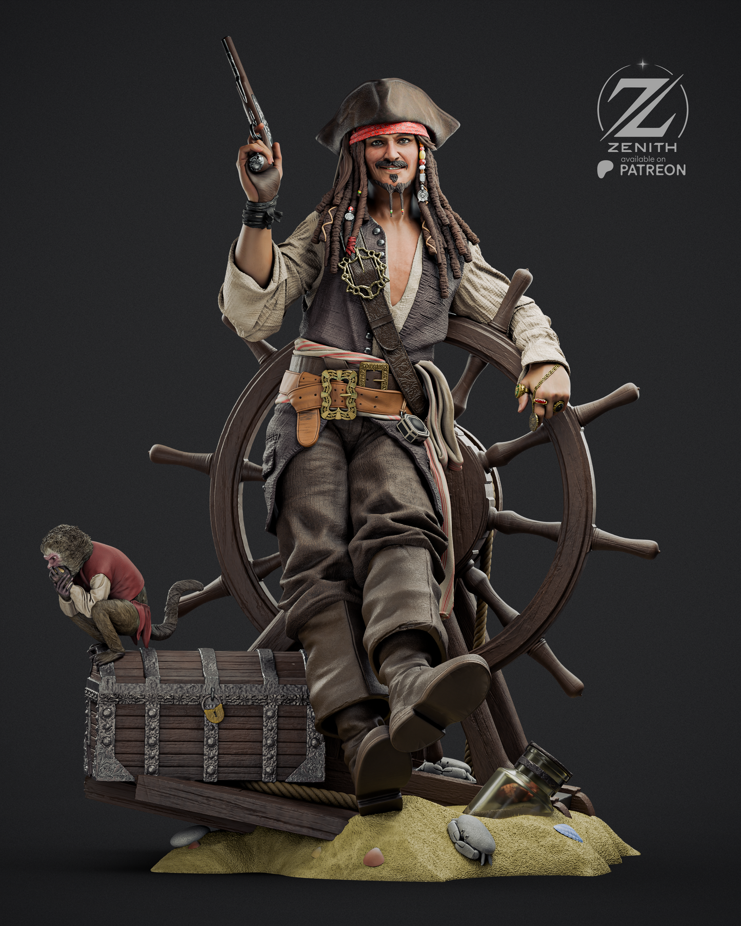 Sparrow | Handcrafted Figure