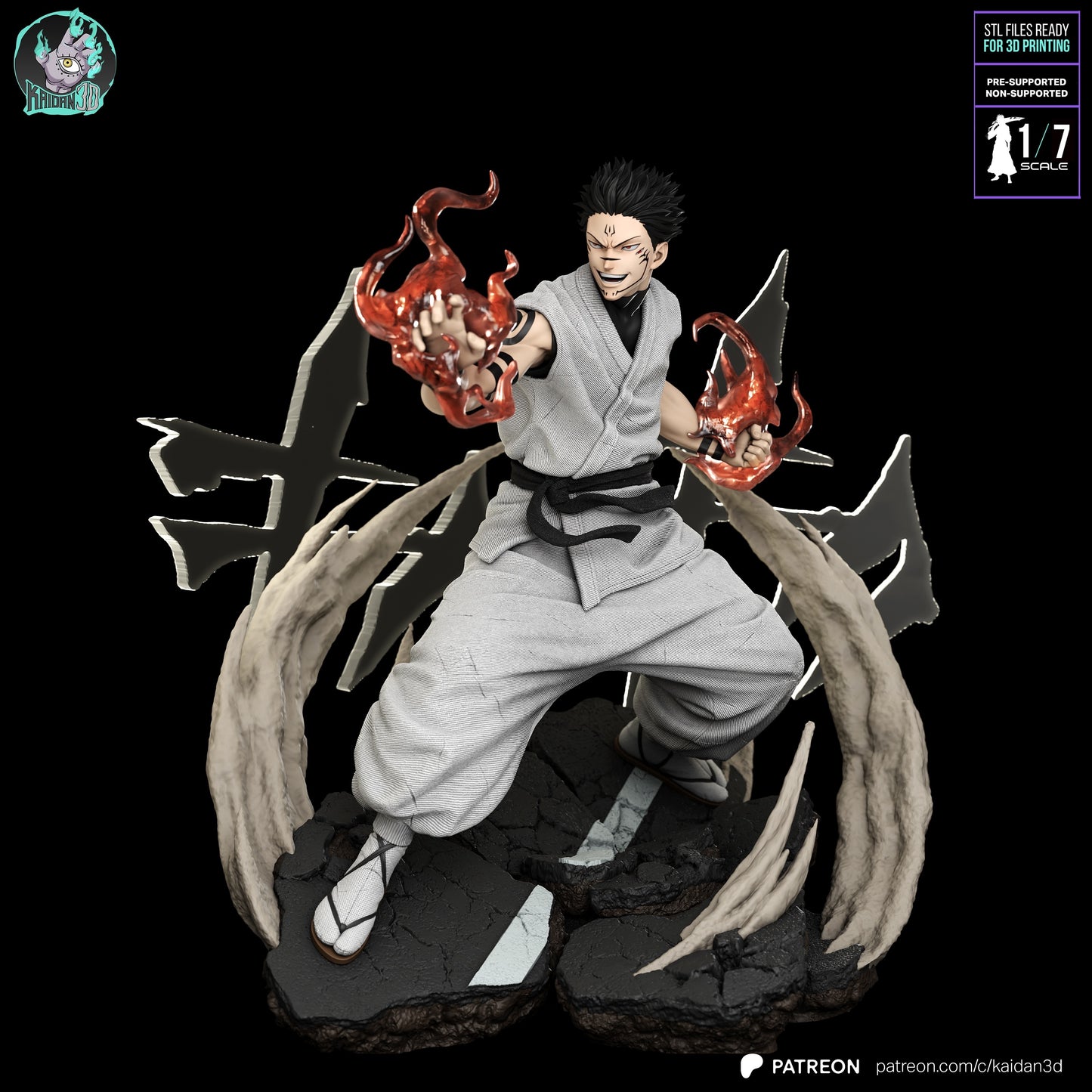 Sukuna Megumi's | Jujutsu Kaisen | Handcrafted Figure
