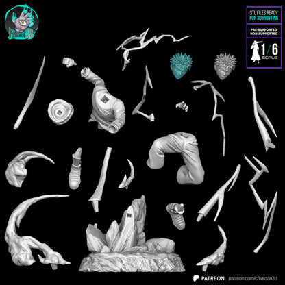 Yuji Itadori | Jujutsu Kaisen | Handcrafted Figure