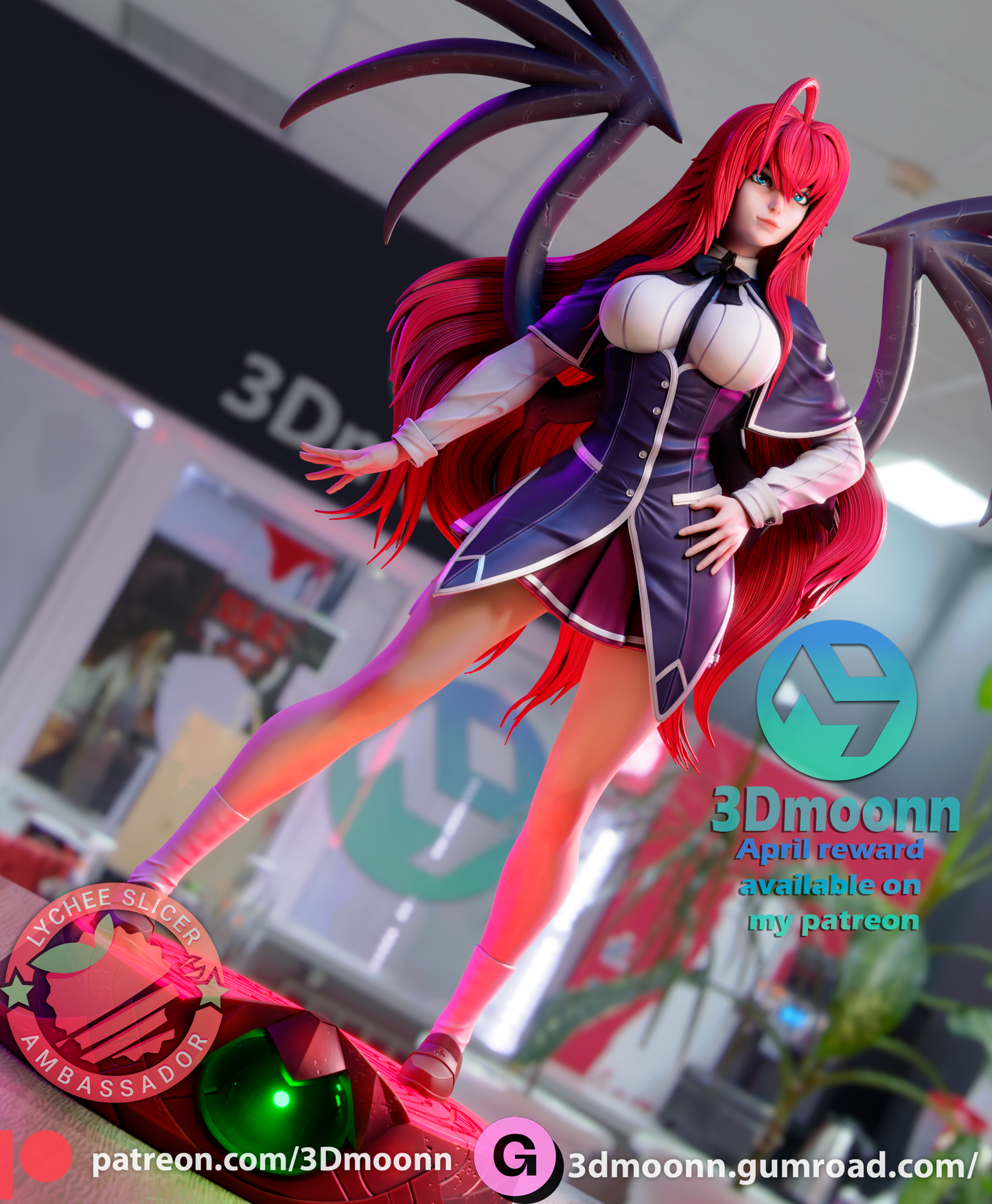 Rias Gremory | High School DxD | Handcrafted Figure