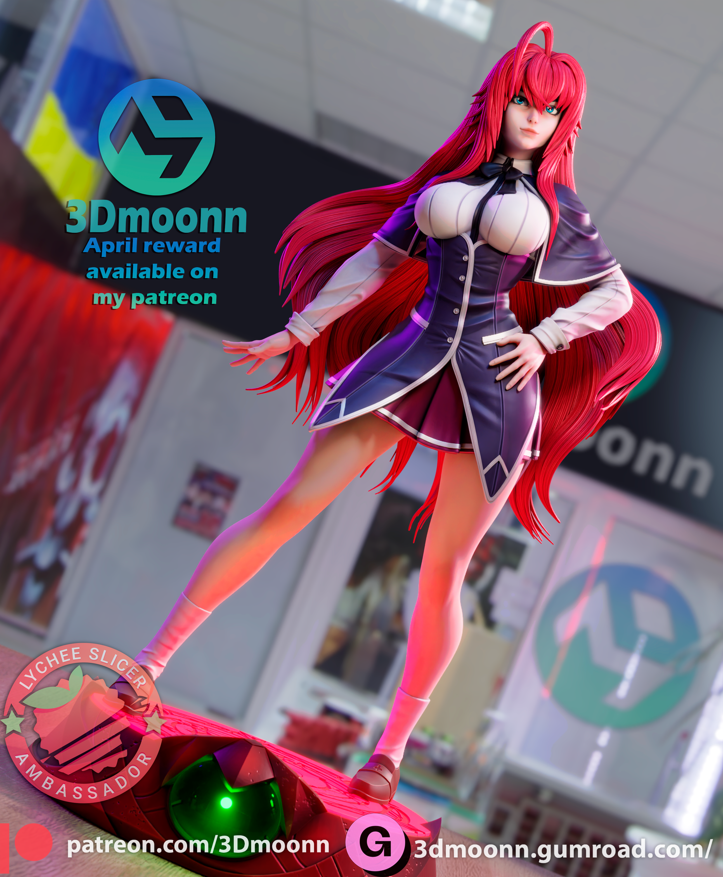 Rias Gremory | High School DxD | Handcrafted Figure