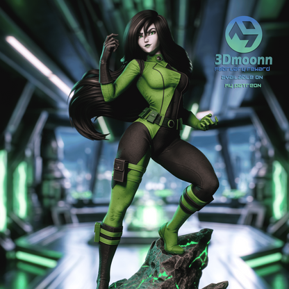Shego | Kim Possible | Handcrafted Figure