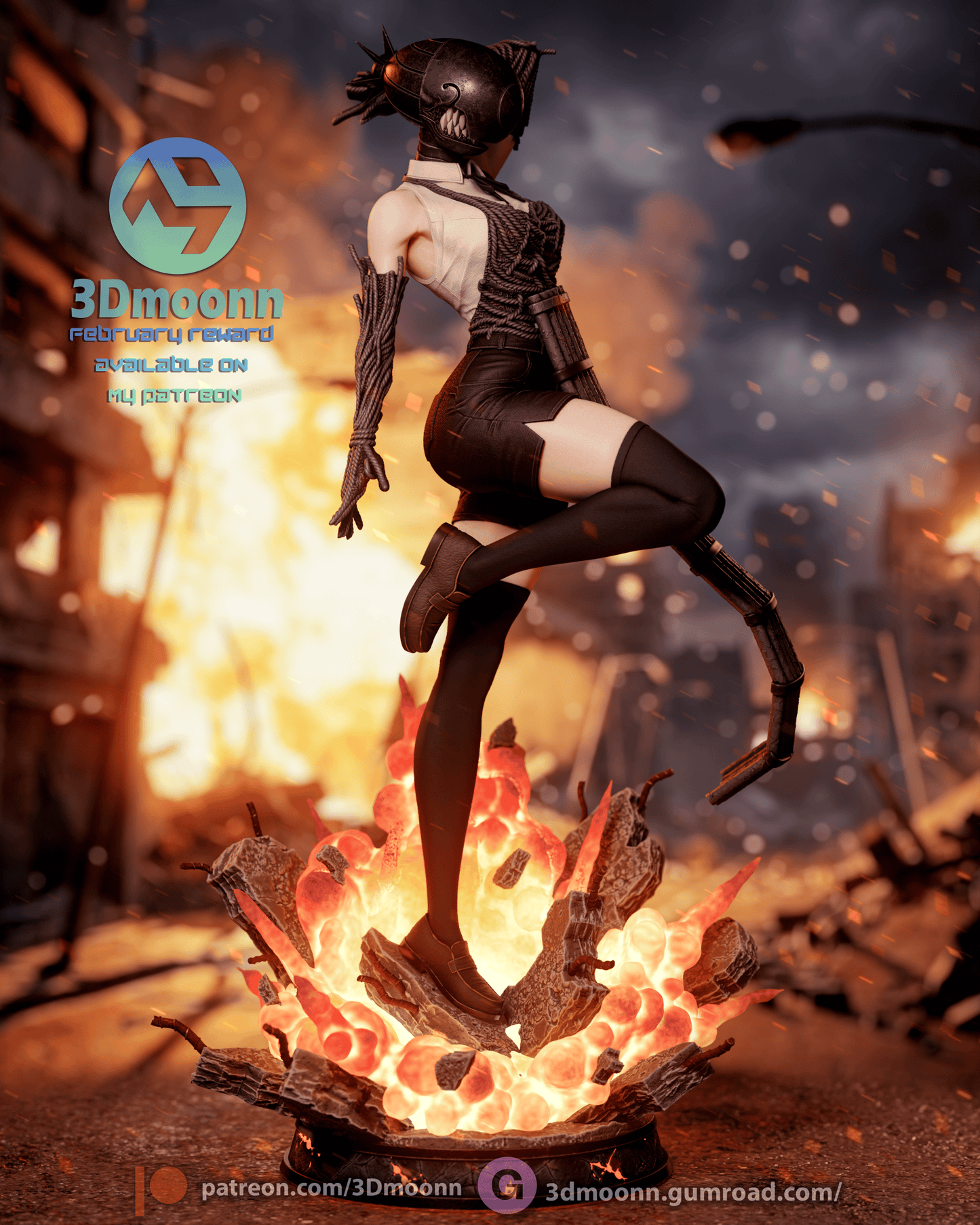 The Bomb Devil | Chainsaw | Handcrafted Figure