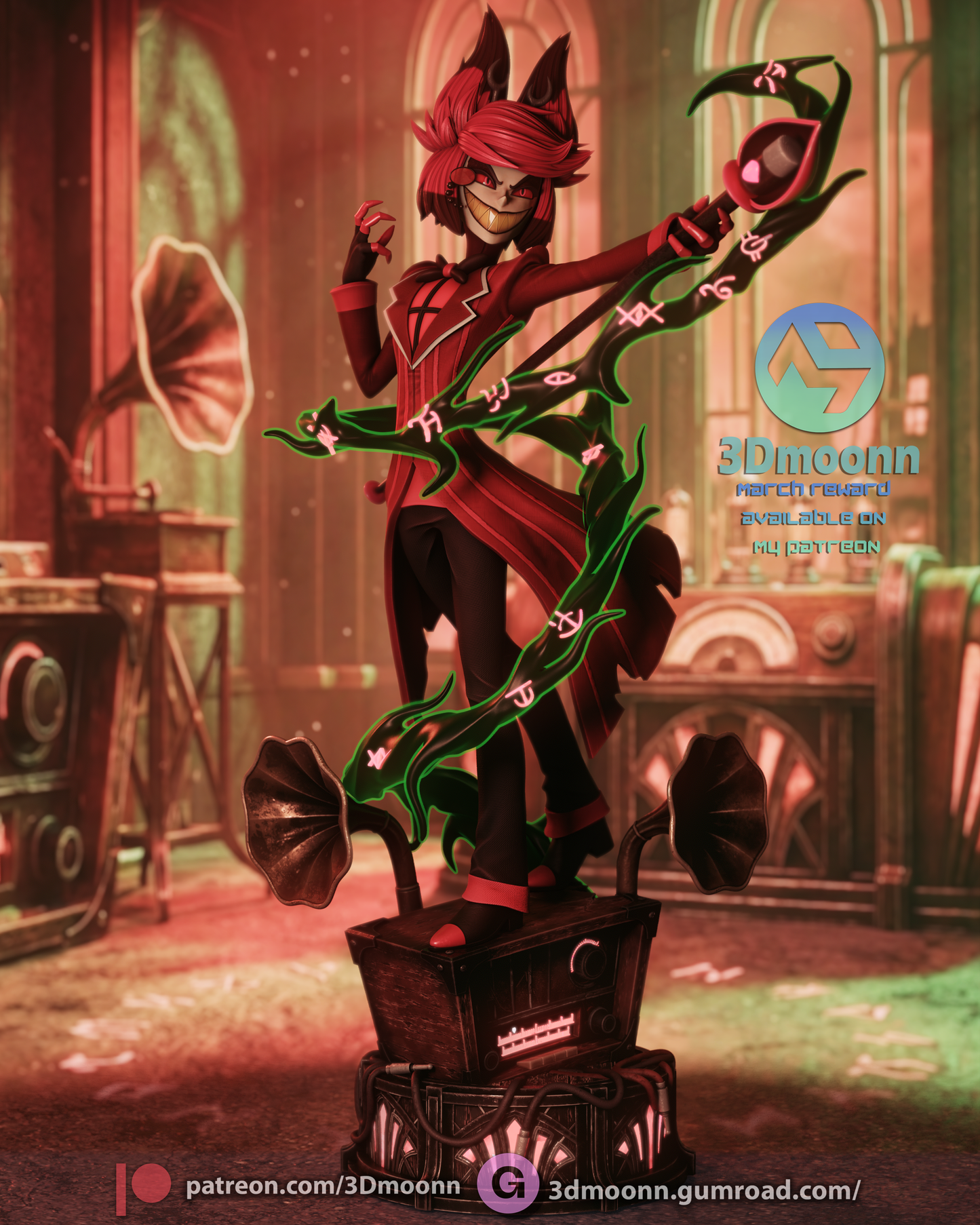 Alastor | Hazbin Hotel | Handcrafted Figure