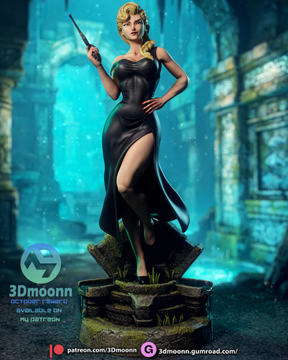 Blonde Expedition Officer | Handcrafted Figure