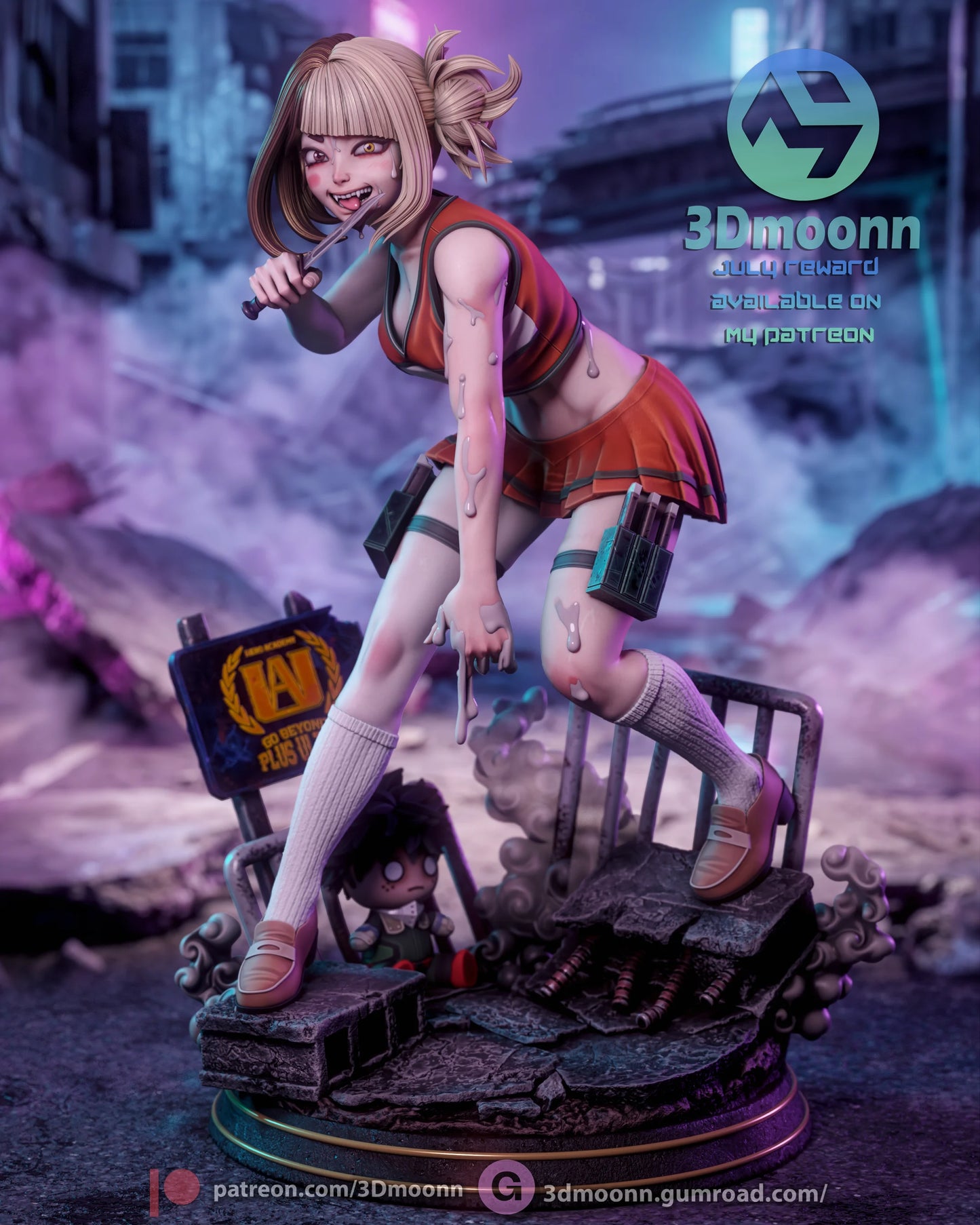 Blood Smile Girl | Handcrafted Figure