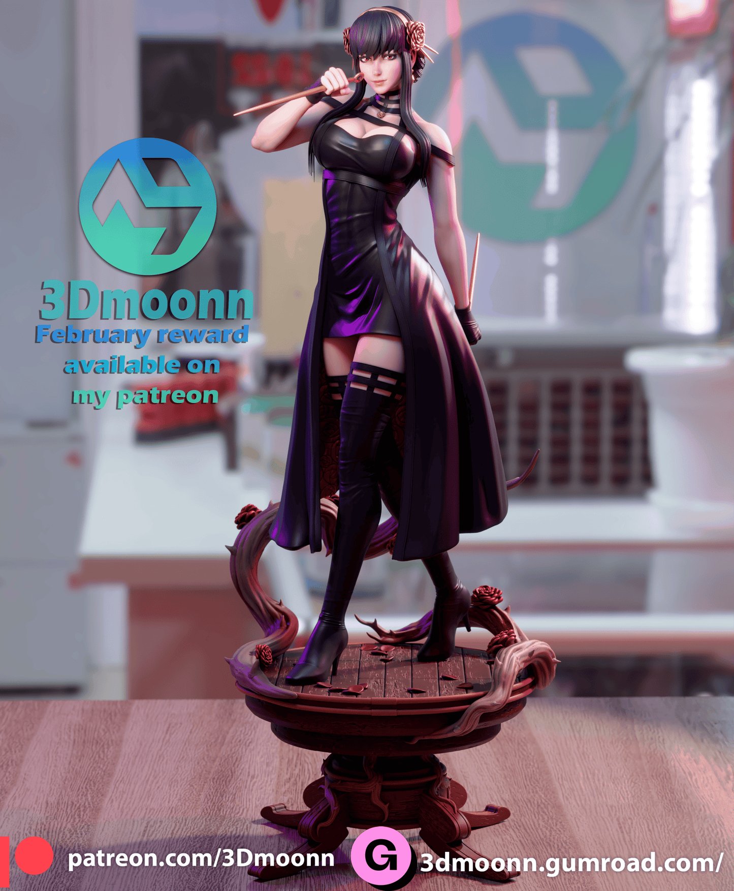 Yor Forger | Spy x Family | Handcrafted Figure