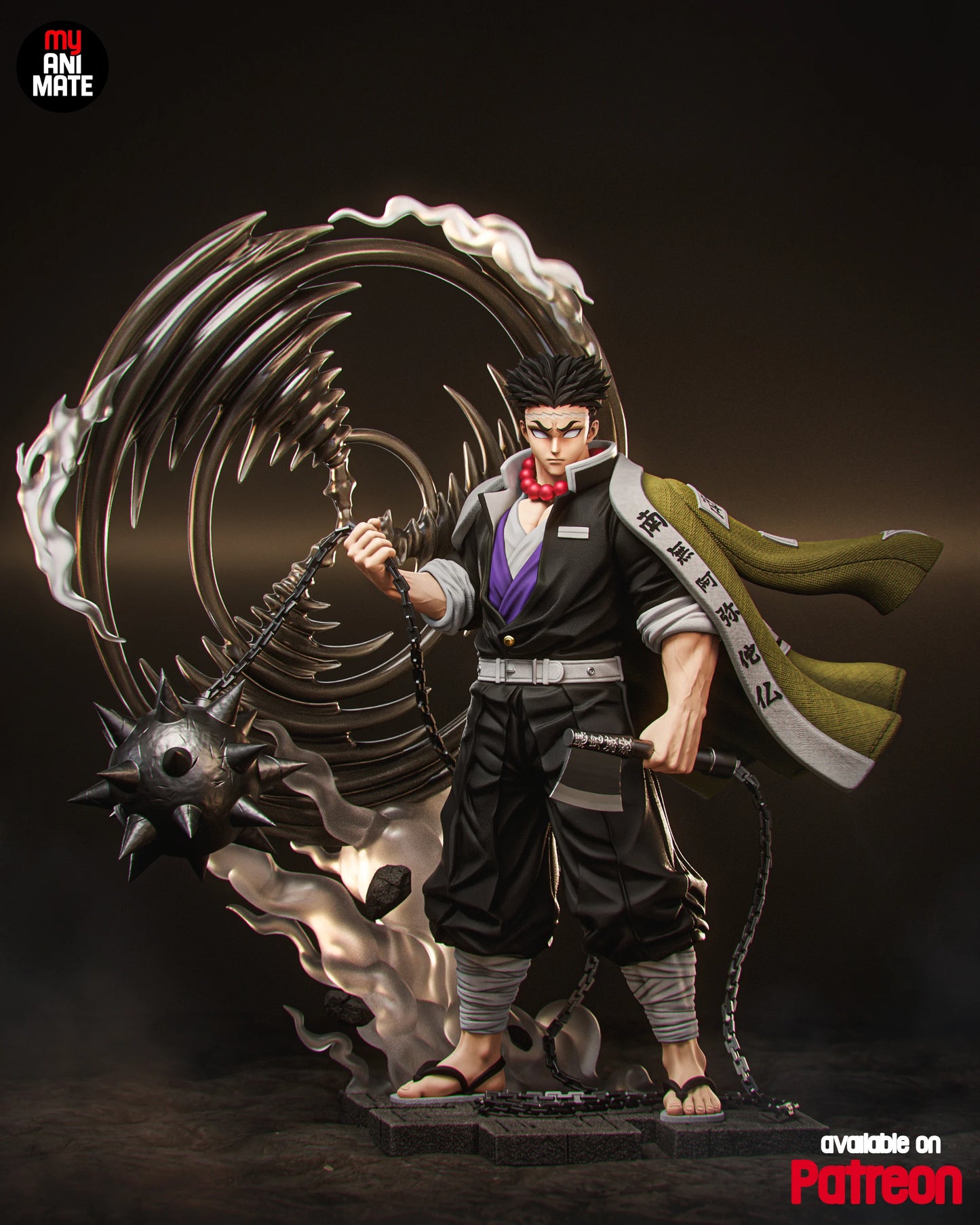 Gyomei | Demon Slayer | Handcrafted Figure