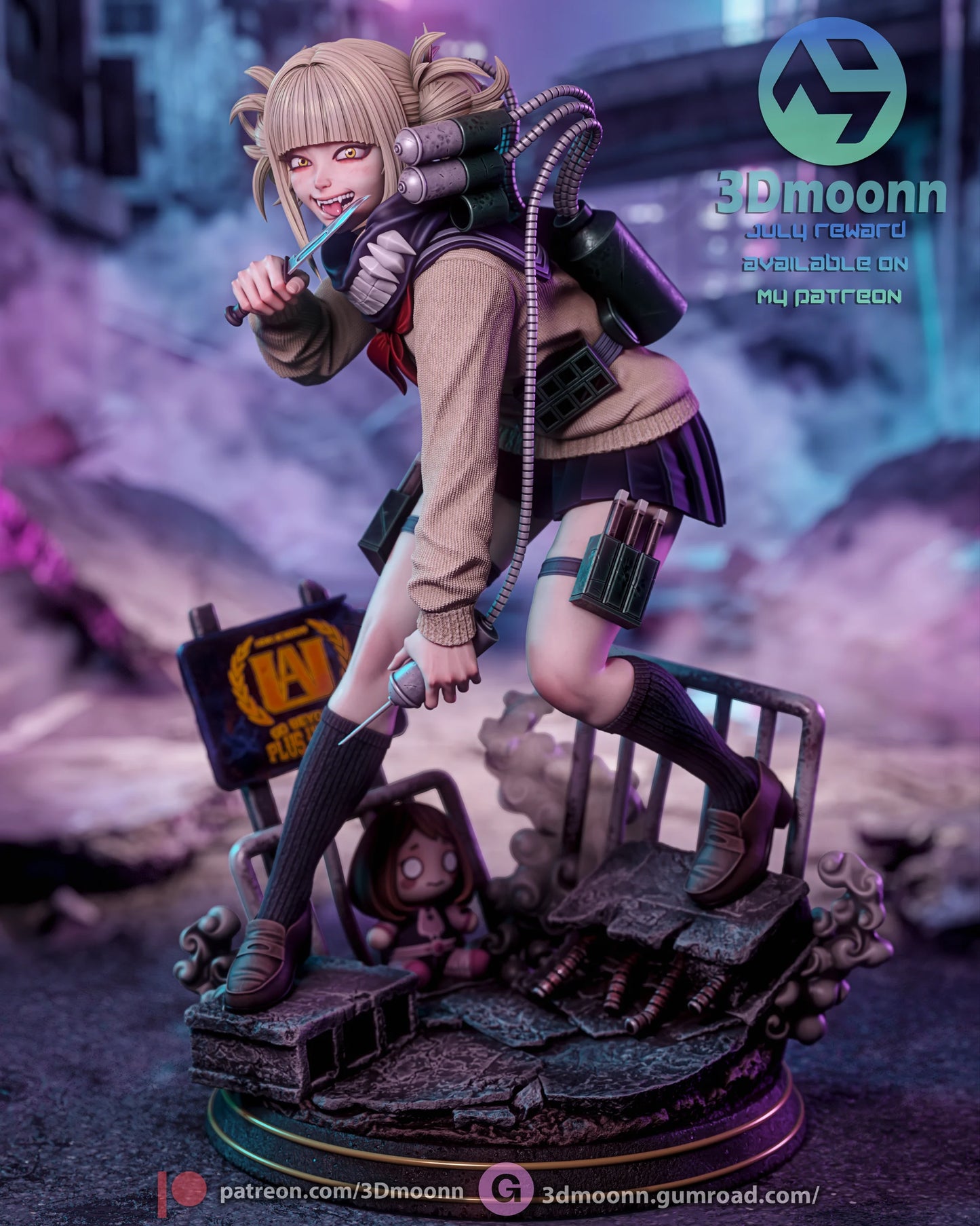 Blood Smile Girl | Handcrafted Figure