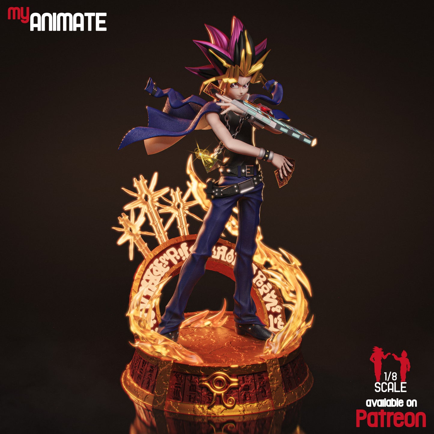 Yugi | Yu-Gi-Oh! | Handcrafted Figure