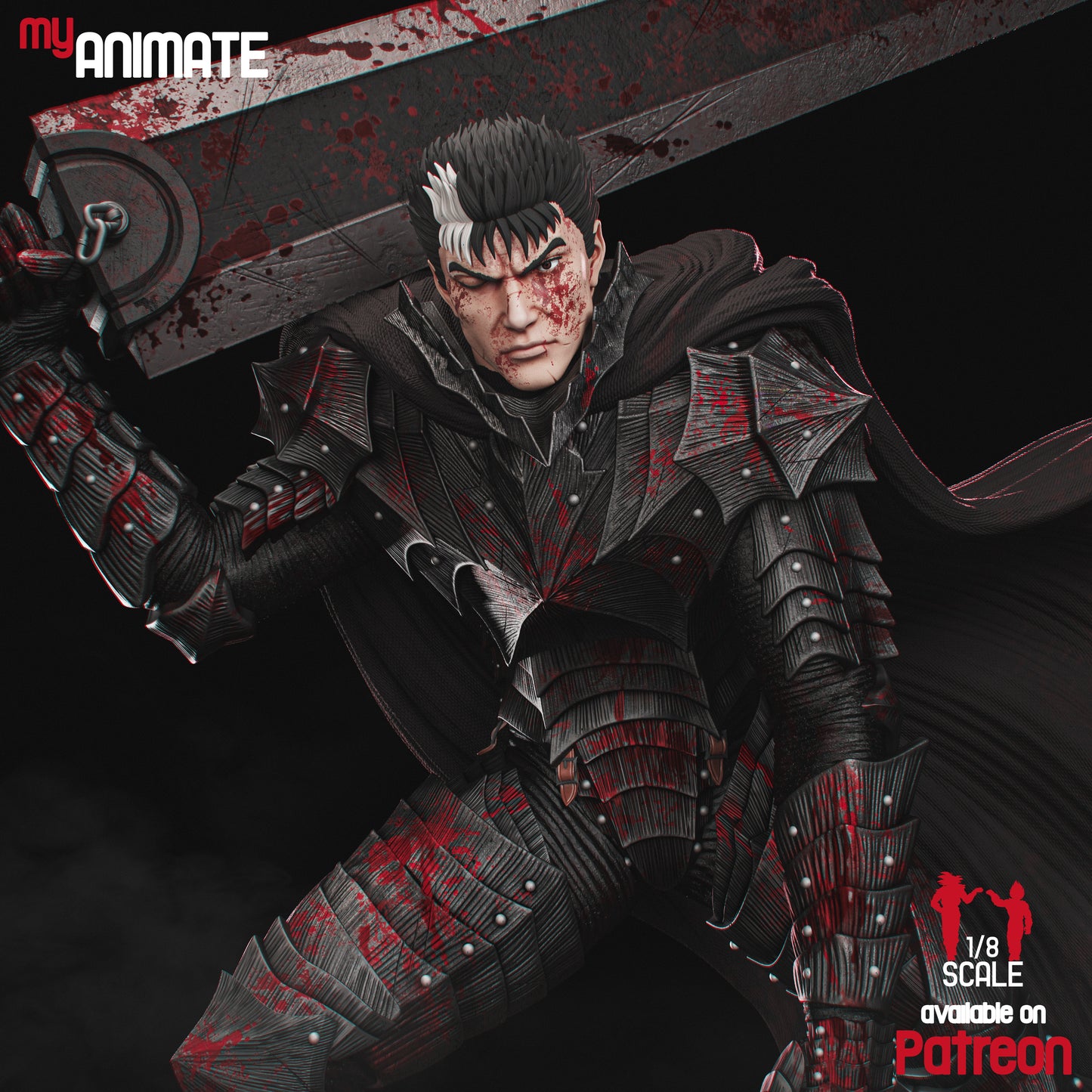 Guts Berserker Armor | Berserk | Handcrafted Figure