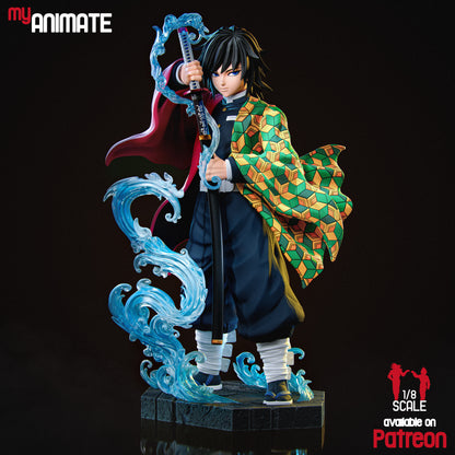 Giyu Tomioka | Demon Slayer | Handcrafted Figure