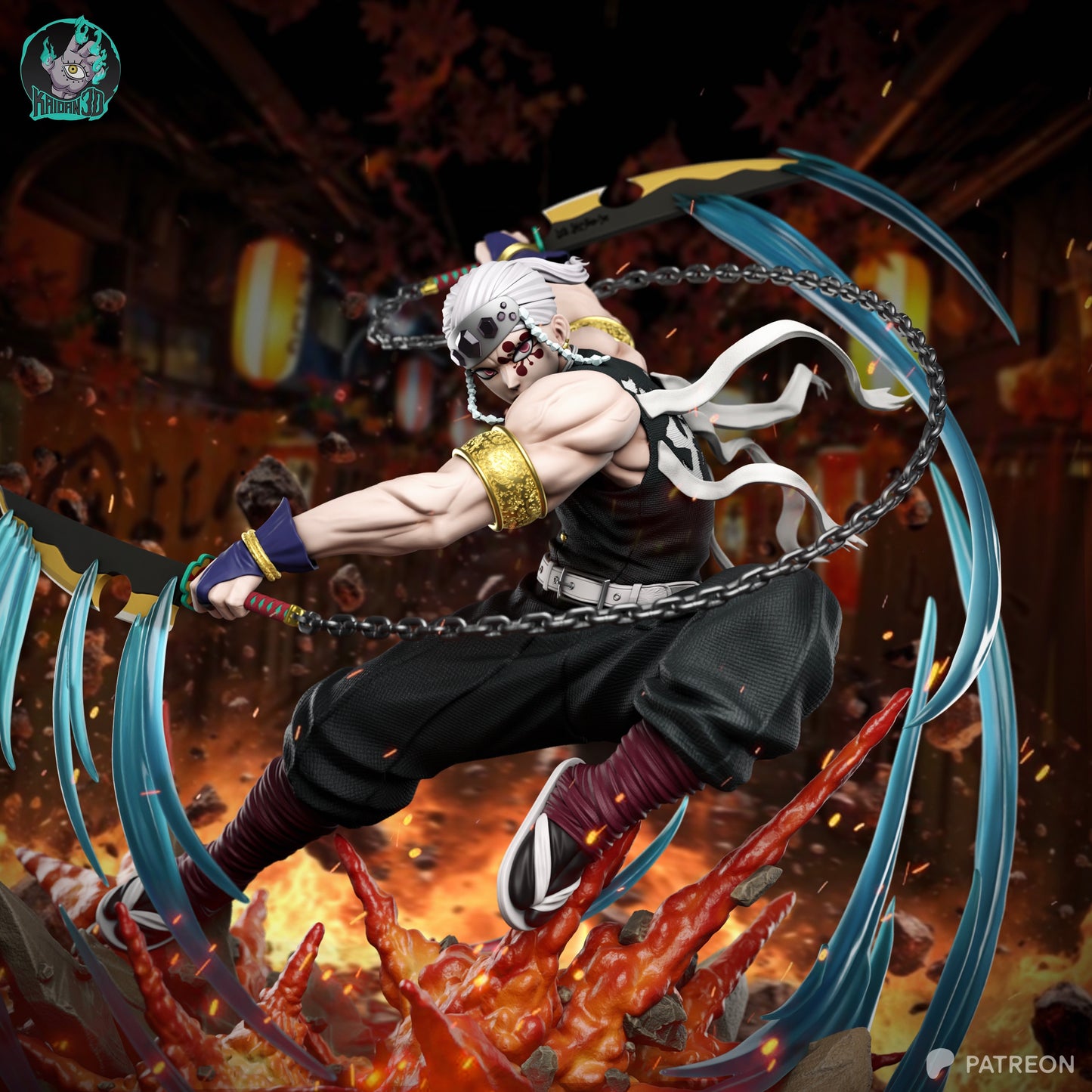 Tengen Uzui | Demon Slayer | Handcrafted Figure