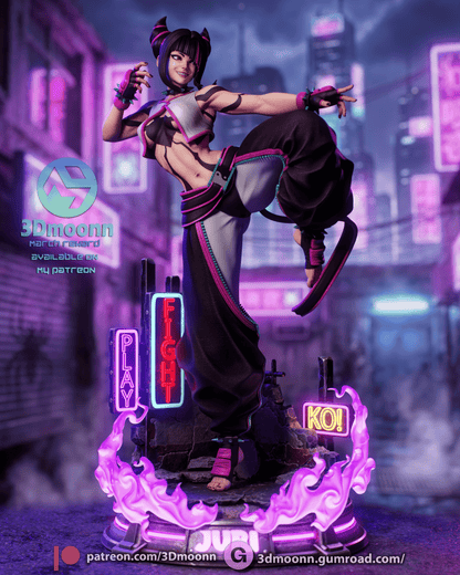 Juri Han | Street Fighter | Handcrafted Figure