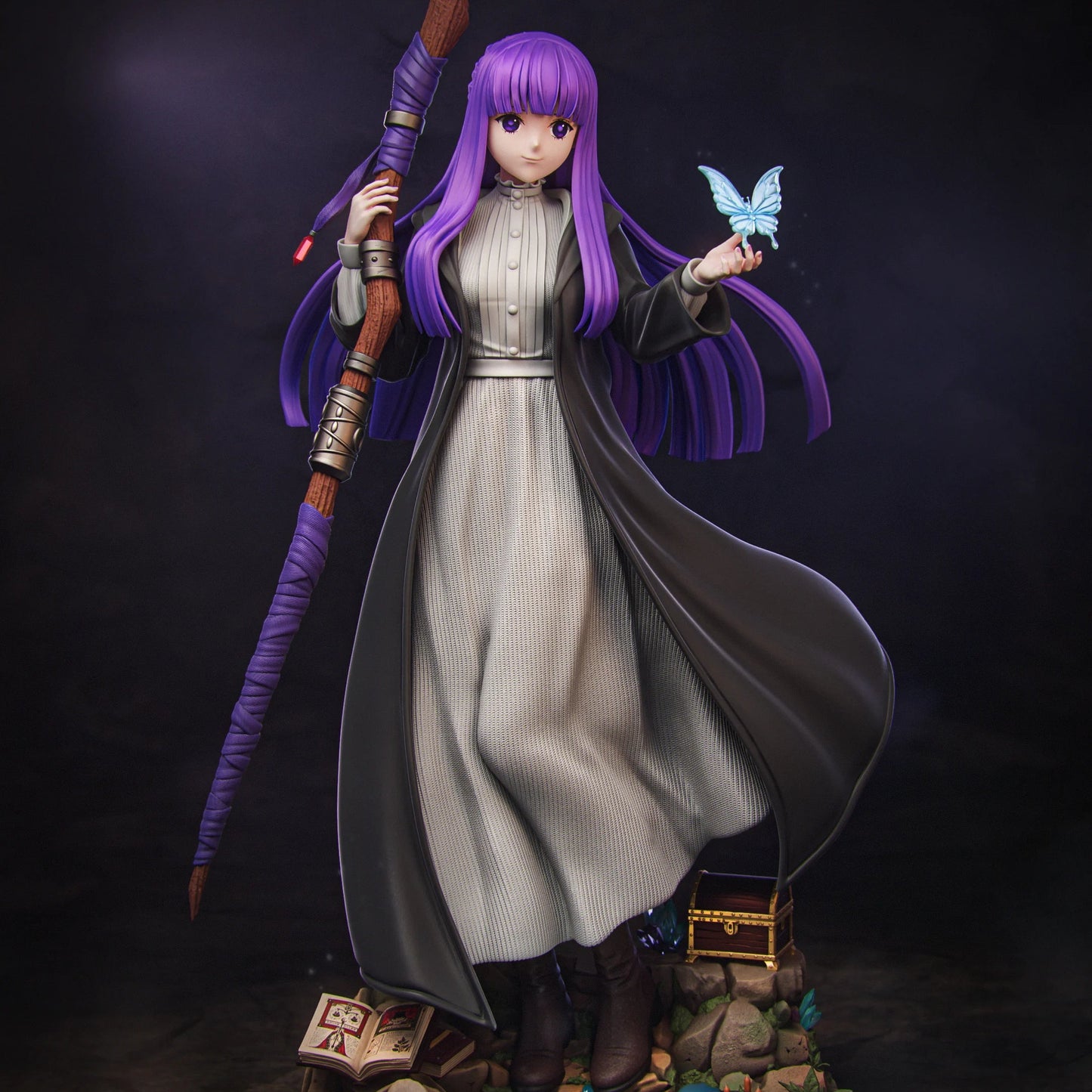 Apprentice Mage Girl | Handcrafted Figure