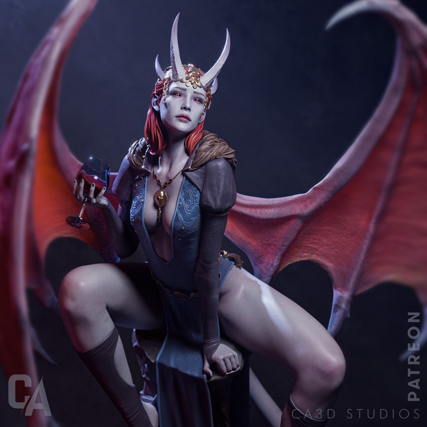Mizora | Baldur’s Gate 3 | Handcrafted Figure