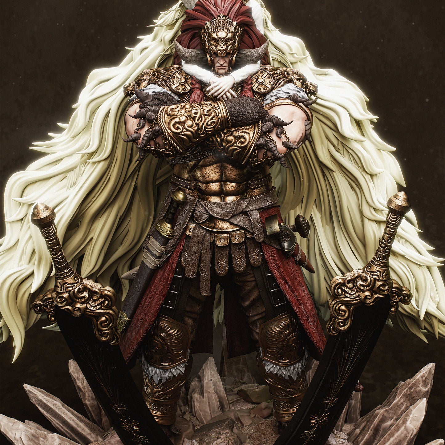 Starscourge Radahn and Miquella | Elden Ring | Handcrafted Figure