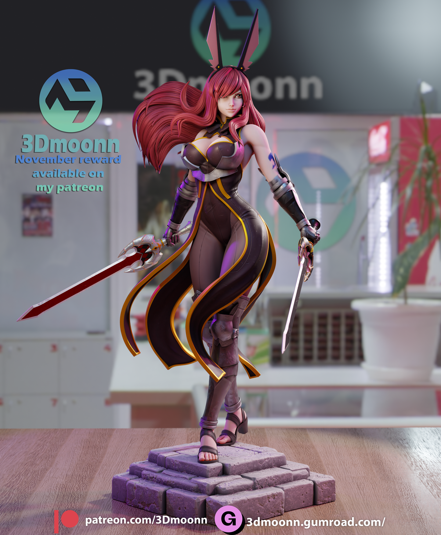 Erza Scarlet | Fairy Taill | Handcrafted Figure