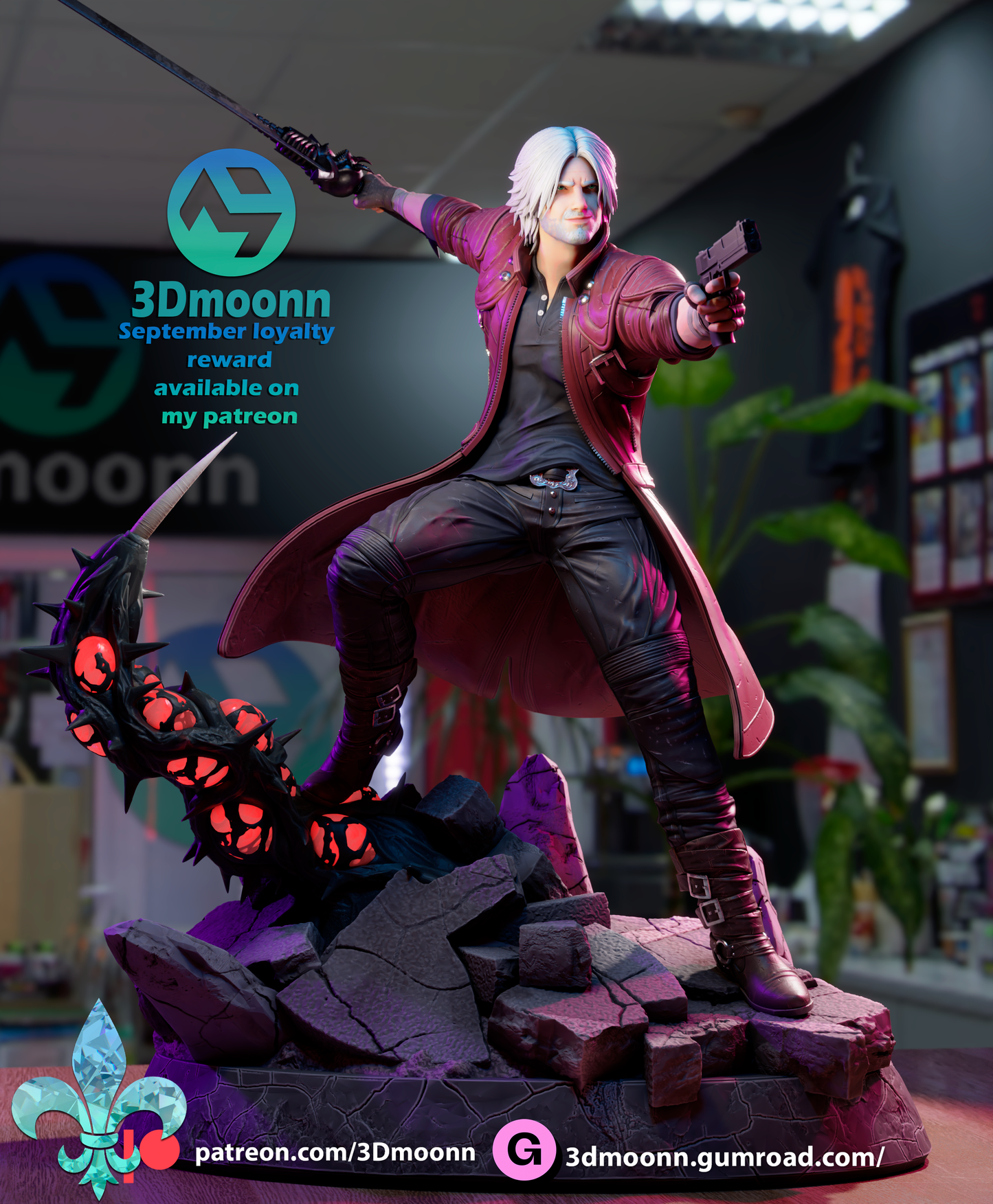 Dante | Devil May Cry 5 | Handcrafted Figure