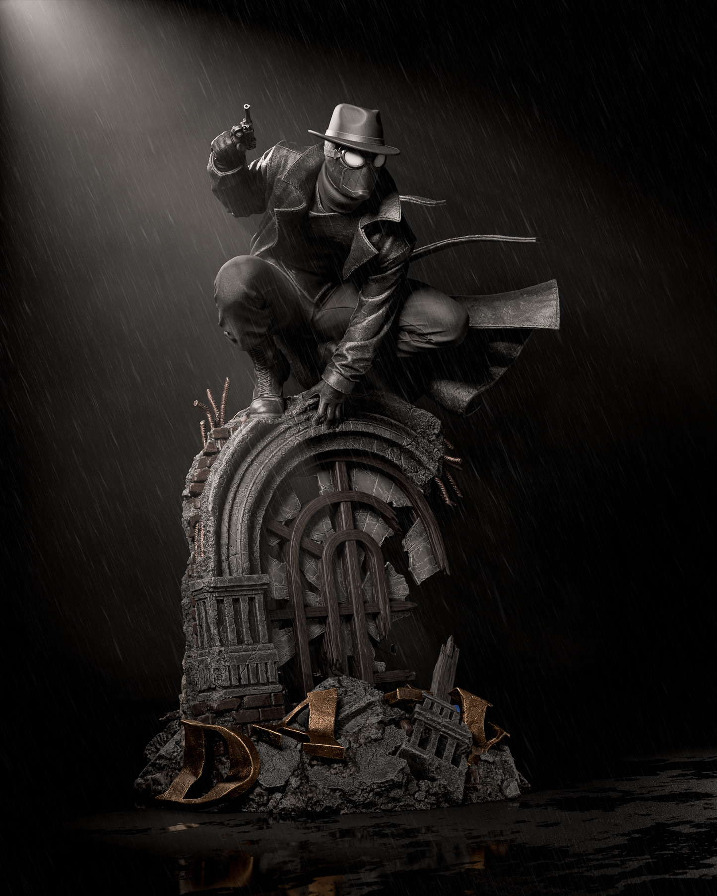 Spider Noir | Handcrafted Figure