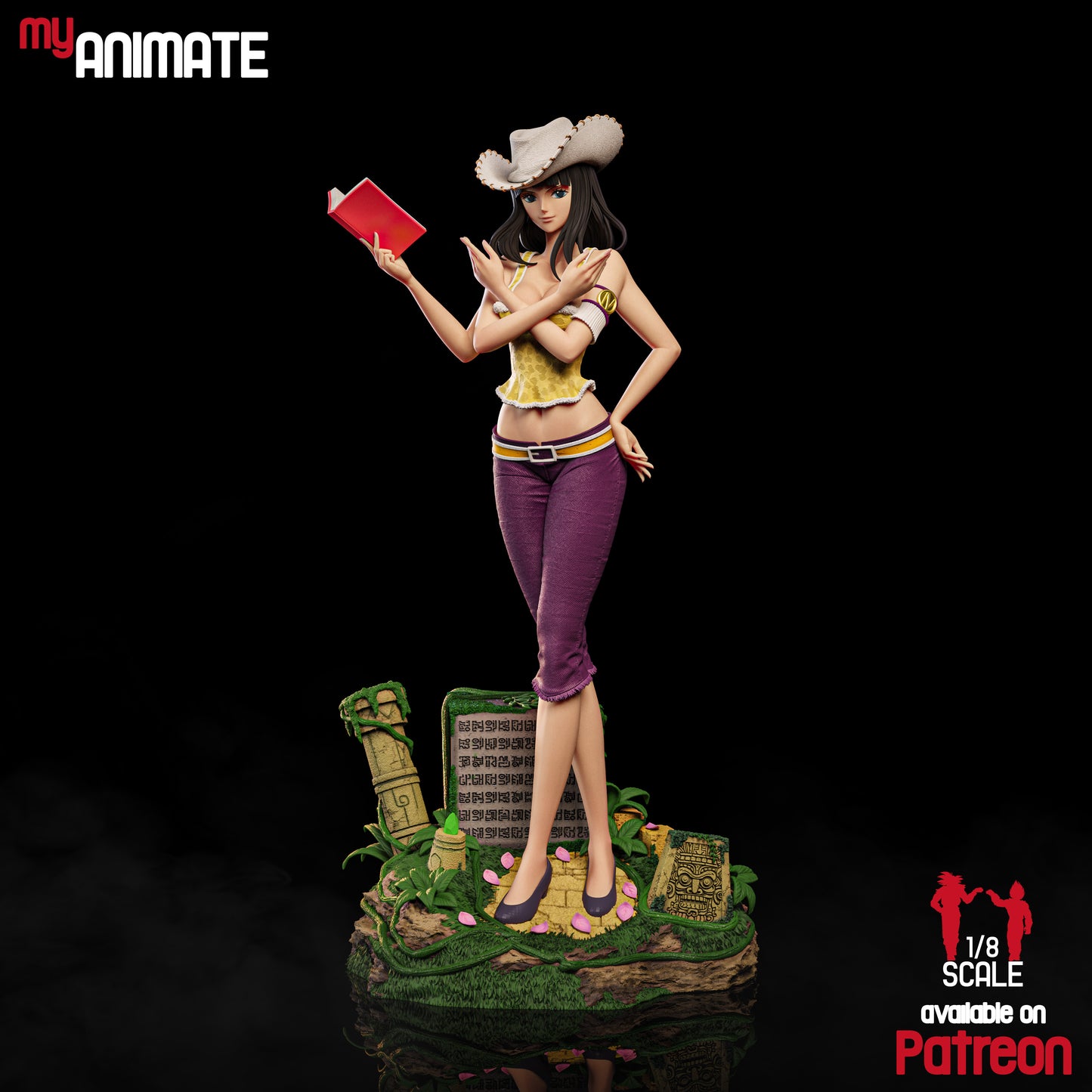 Archaeologist Girl | Handcrafted Figure