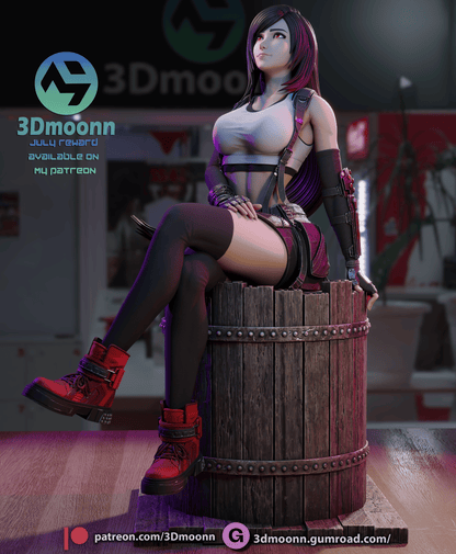 Tifa Lockhart | Final Fantasy VII  | Handcrafted Figure