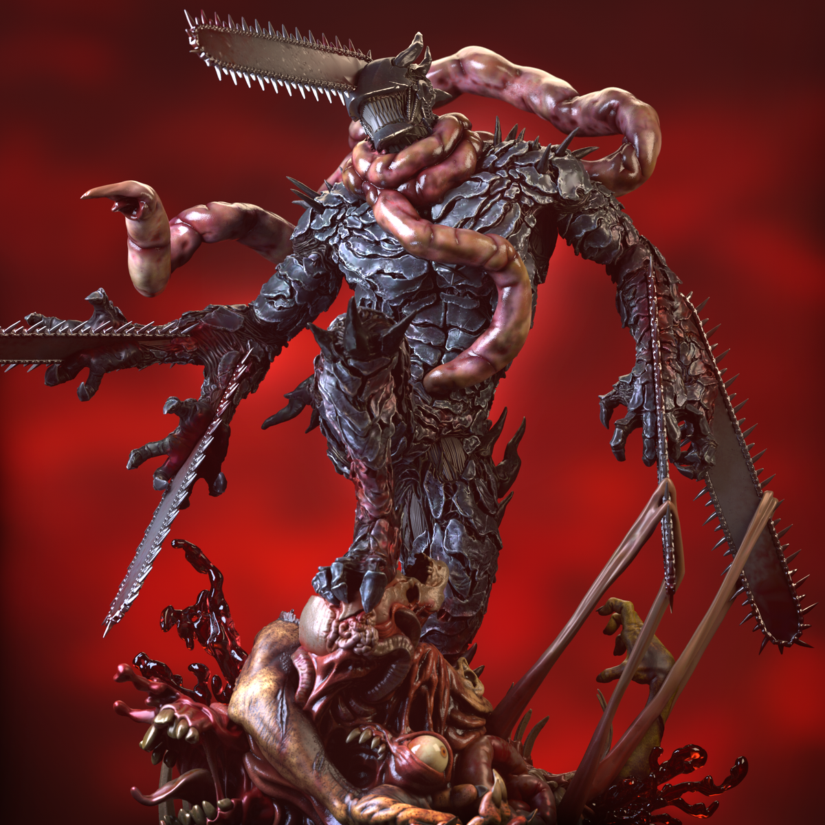 Sawblade Devil | Handcrafted Figure