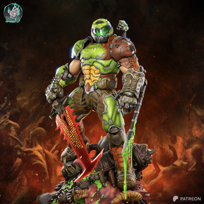 Hellbound Warrior | Handcrafted Figure