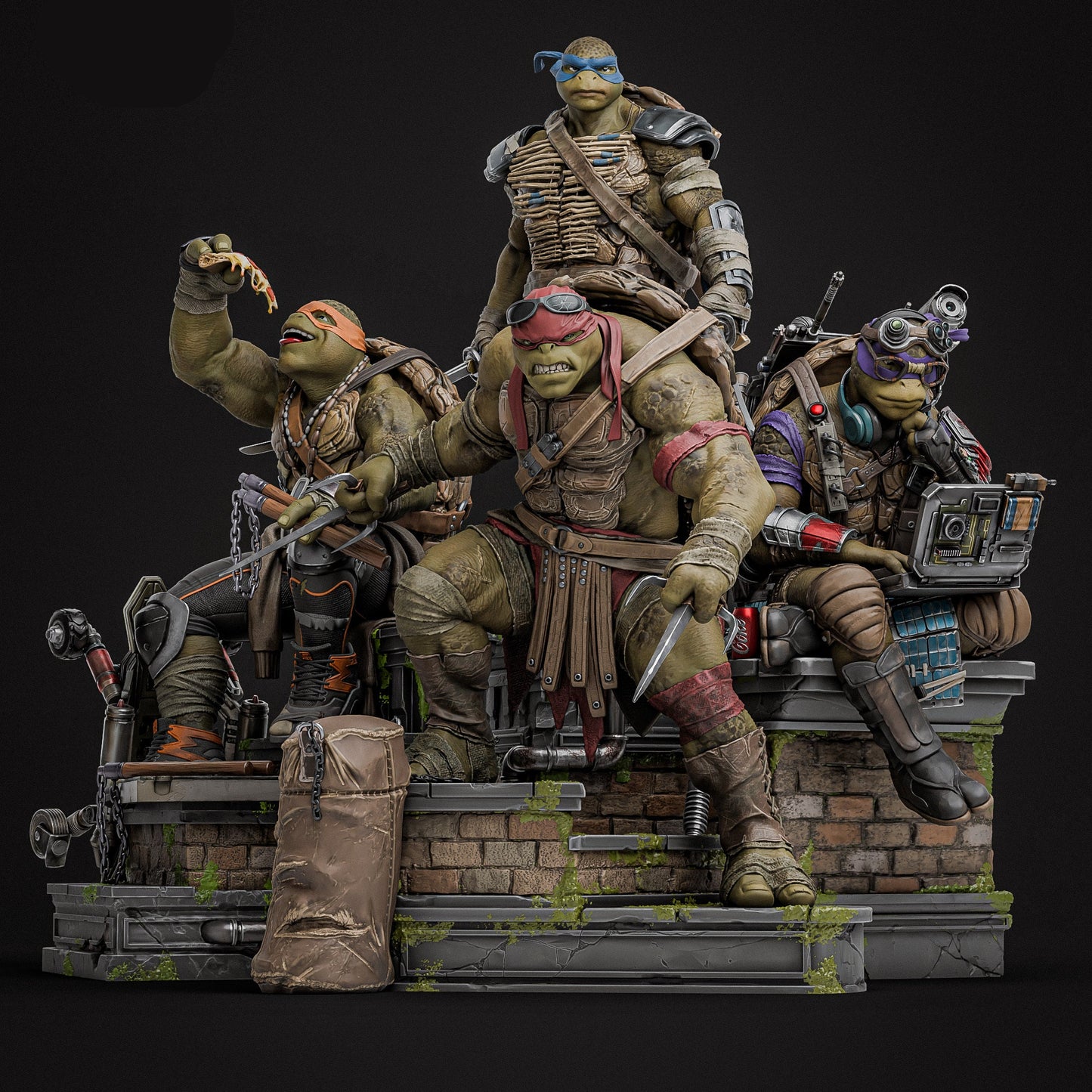 TMNT Diorama | Handcrafted Figure