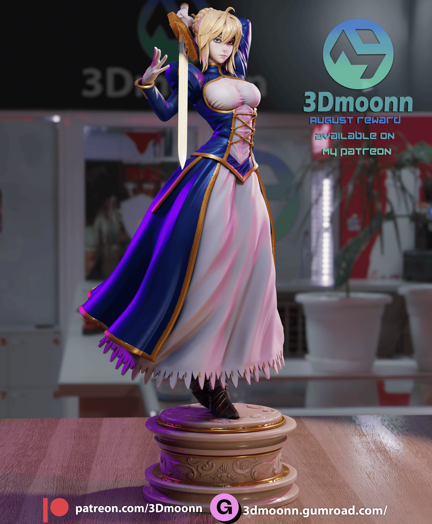 Saber | Fate Series | Handcrafted Figure