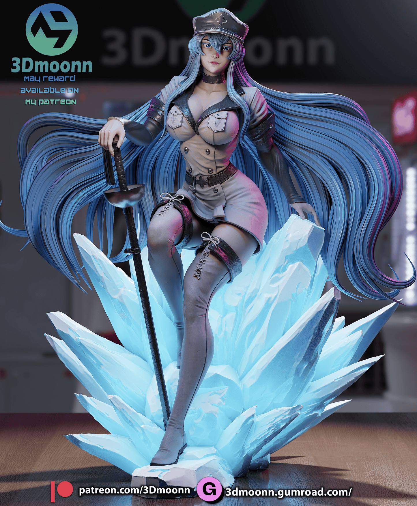 Esdeath | Akame Ga Kill | Handcrafted Figure