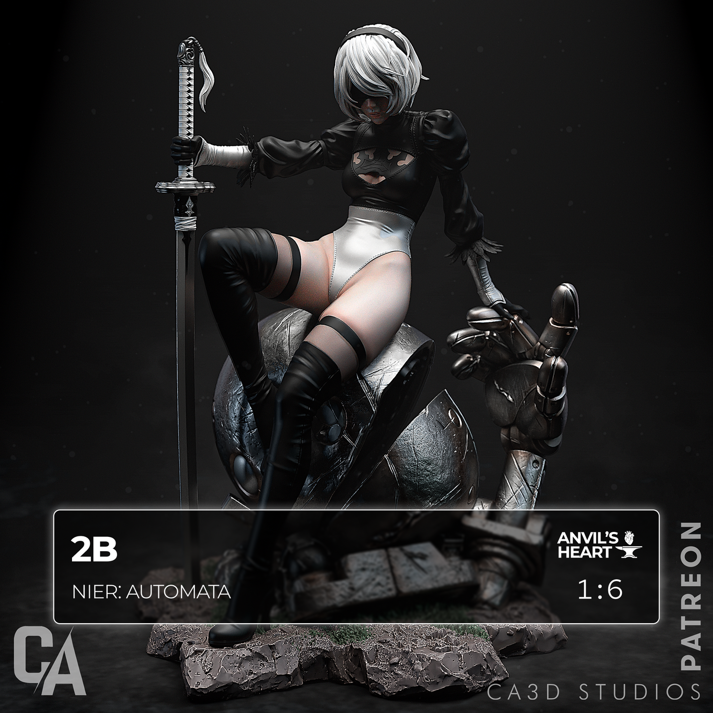 2B | NieR: Automata | Handcrafted Figure