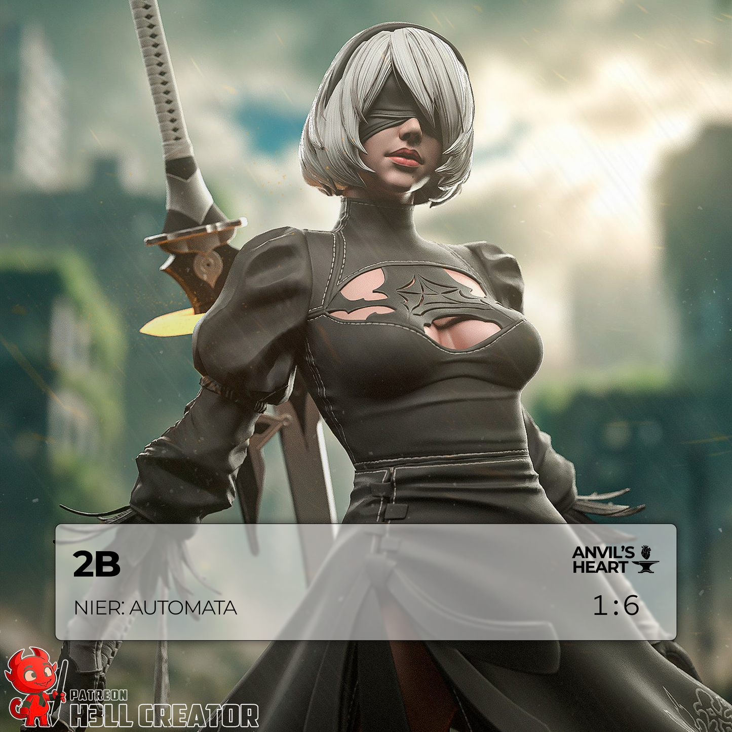 2B | NieR: Automata | Handcrafted Figure
