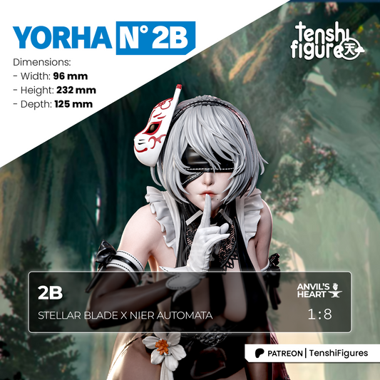 2B | Stellar Blade X NieR Automata | Handcrafted Figure