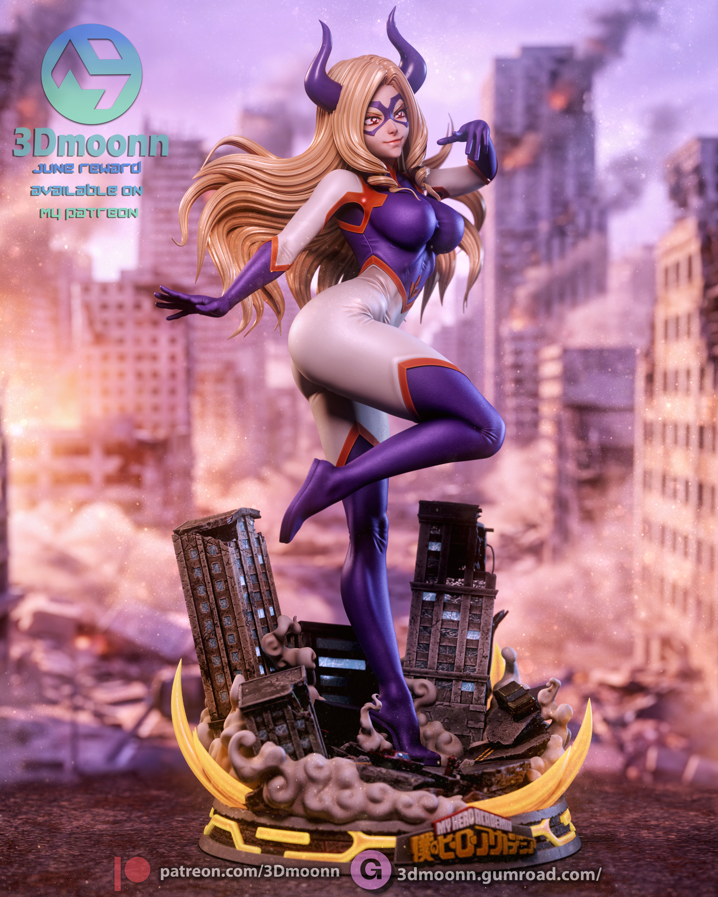 Mt. Lady | My Hero Academia | Handcrafted Figure