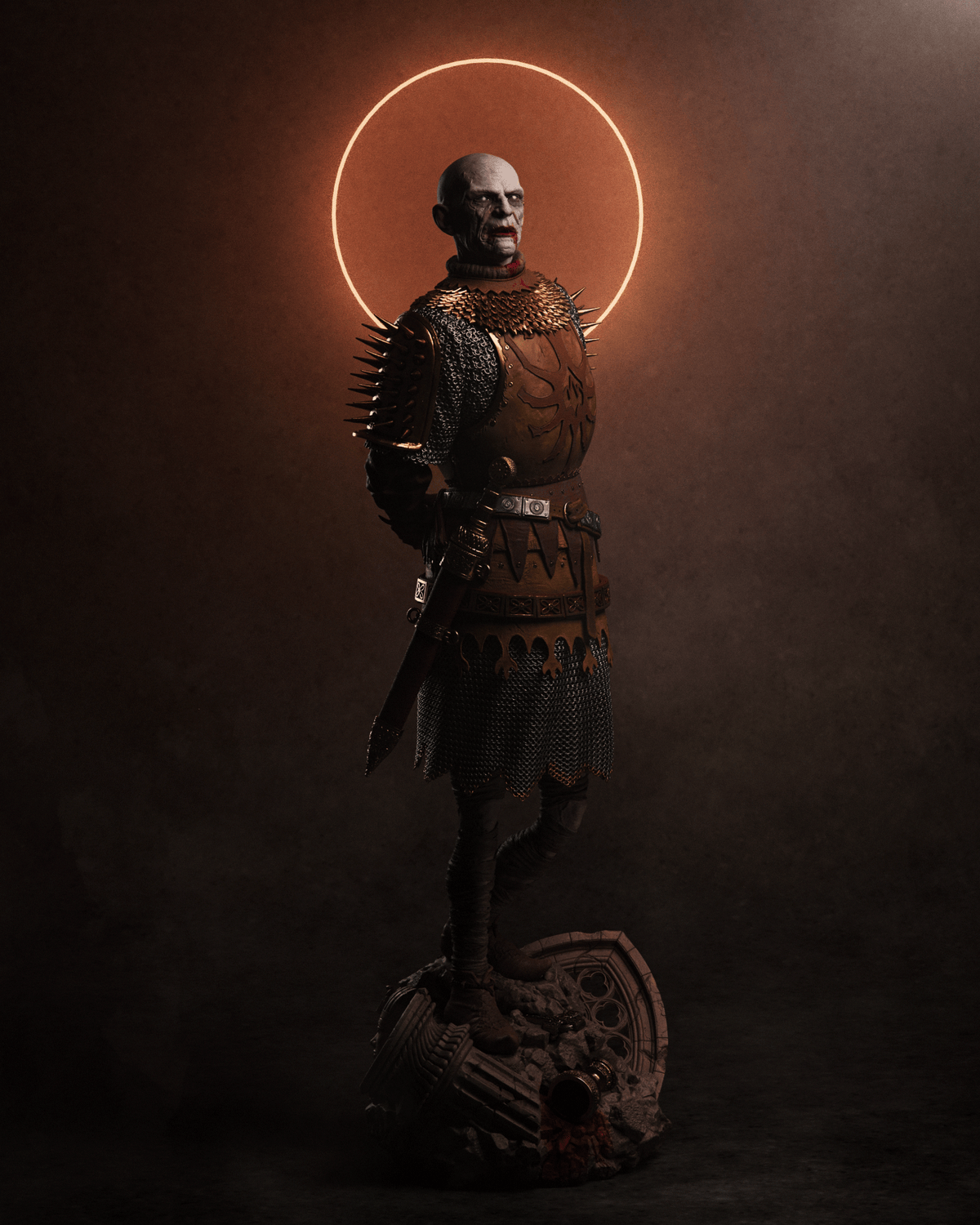 Crimson Vampire Lord | Handcrafted Figure